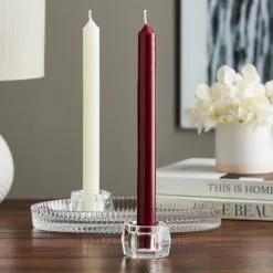 Flash Sale 👏 48 Pack: 10" Burgundy Camelot Dinner Candle by Ashland® ❤️ -Ashland Sale Store MP337994 20