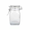 Brand new ⌛ 12 Pack: Square Glass Jar with Latch by Ashland® ⭐ -Ashland Sale Store MP354884 2