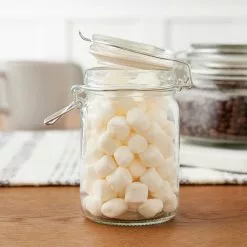 Budget 🧨 12 Pack: Round Glass Jar with Latch by Ashland® 🌟 -Ashland Sale Store MP354885 20