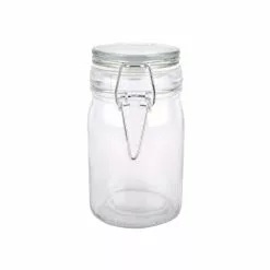 Budget 🧨 12 Pack: Round Glass Jar with Latch by Ashland® 🌟 -Ashland Sale Store MP354885 4