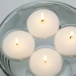 Discount ⭐ 12 Packs: 4 ct. (48 total) Basic Elements™ White Floating Candles by Ashland® ❤️ -Ashland Sale Store MP360224 3