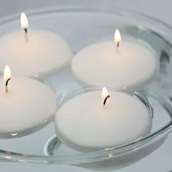 Discount ⭐ 12 Packs: 4 ct. (48 total) Basic Elements™ White Floating Candles by Ashland® ❤️ -Ashland Sale Store MP360224 4