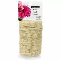 Outlet 🤩 12 Pack: 3mm Ivory Jute Twine by Ashland™ 🌟