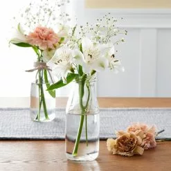 Outlet ✔️ 12 Packs: 6 ct. (72 total) 8oz. Glass Milk Bottles with Lids by Ashland® ⌛ -Ashland Sale Store MP362528 20