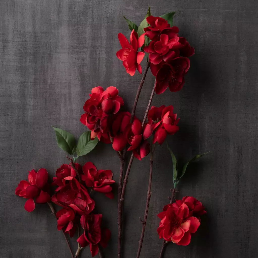 Cheapest 🤩 12 Pack: Red Apple Blossom Branch Spray by Ashland® 👍 4 Cheapest 🤩 12 Pack: Red Apple Blossom Branch Spray by Ashland® 👍 - Image 2