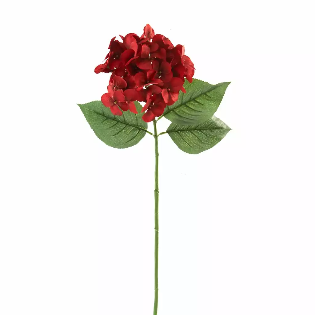 Discount ā 12 Pack: Red Hydrangea Stem by Ashland® š 3 Discount ā 12 Pack: Red Hydrangea Stem by Ashland® š