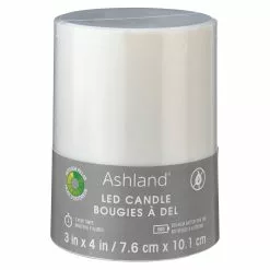 Coupon 😍 12 Pack: 3" x 4" White LED Outdoor Pillar Candle by Ashland® 🥰