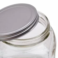 New 🎁 12 Pack: 6.75" Glass Square Cracker Jar by Ashland® ❤️ -Ashland Sale Store MP466526 2