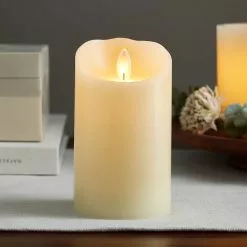 Budget 🎁 8 Pack: iFlicker 3" x 5" Ivory LED Pillar Candle by Ashland® ✨ -Ashland Sale Store MP470063 20
