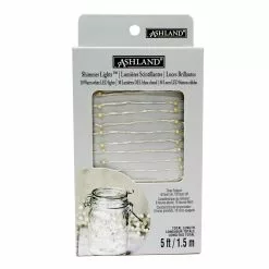 Promo ❤️ 12 Pack: Shimmer Lights™ White LED String Lights by Ashland® ✔️ -Ashland Sale Store MP513603 4