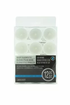 Brand new 🥰 12 Packs: 12 ct. (144 total) Basic Elements™ White LED Votives by Ashland® 💯