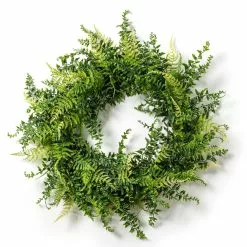 Brand new ⭐ 12 Pack: 20" Mixed Greenery & Leaves Wreath by Ashland® 😍 -Ashland Sale Store MP547487 21
