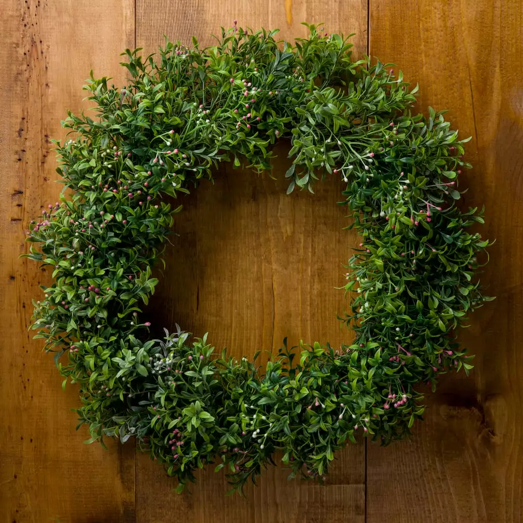 Outlet 🔥 6 Pack: 22" Pink Baby's Breath Wreath by Ashland® 🧨 4 Outlet 🔥 6 Pack: 22" Pink Baby's Breath Wreath by Ashland® 🧨 - Image 2