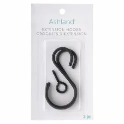 Hot Sale ✔️ 24 Packs: 2 ct. (48 total) Black Extension S Hook by Ashland® ✨ -Ashland Sale Store MP556536 30