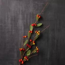 Deals 😉 12 Pack: Orange & Yellow Berry Branch Stem by Ashland® ⭐ -Ashland Sale Store MP626487 22