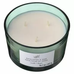 New 😀 8 Pack: Eucalyptus & Sage 3-Wick Jar Candle by Ashland® 🌟 -Ashland Sale Store MP638411 31