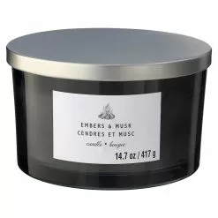 Budget 🔔 8 Pack: Embers & Musk 3-Wick Jar Candle by Ashland® ✔️