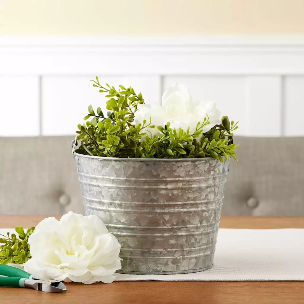 Discount 👍 12 Pack: 8" Galvanized Pail by Ashland® ✨ 4 Discount 👍 12 Pack: 8" Galvanized Pail by Ashland® ✨ - Image 2