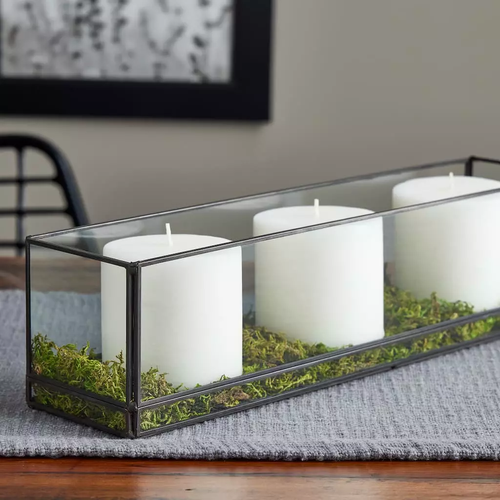 New ✨ 6 Pack: 15" Rectangle Glass Candle Terrarium by Ashland® 🧨 4 New ✨ 6 Pack: 15" Rectangle Glass Candle Terrarium by Ashland® 🧨 - Image 2