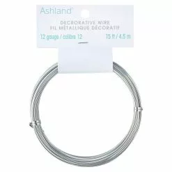 Cheapest ⭐ 12 Pack: 12 Gauge Silver Aluminum Wire by Ashland® 🎉 -Ashland Sale Store MP998212 30