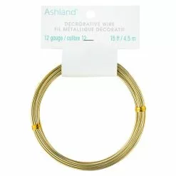 Wholesale 👏 12 Pack: 12 Gauge Gold Aluminum Decorative Wire by Ashland® 🎁 -Ashland Sale Store MP998213 30